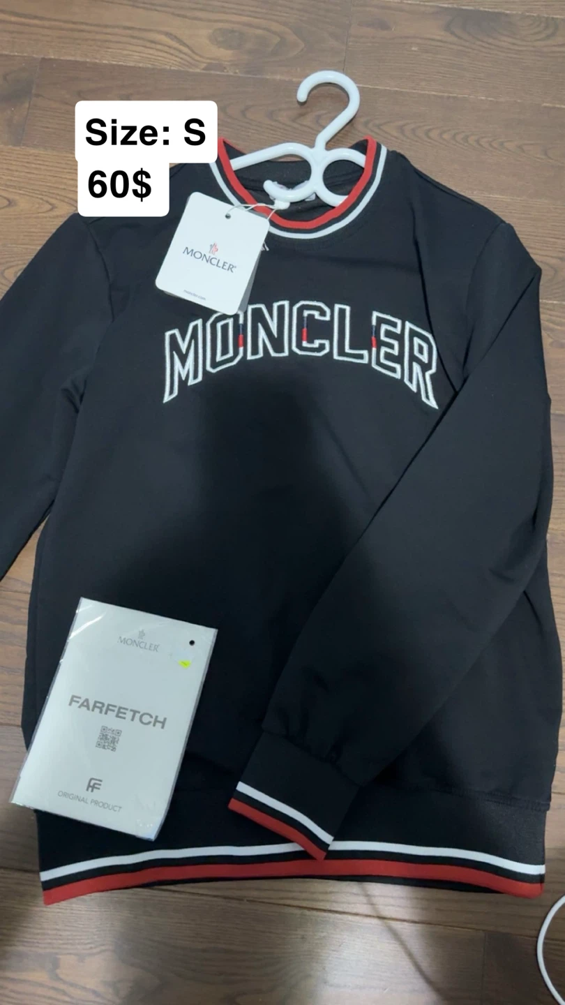 Moncler Black Sweatshirt