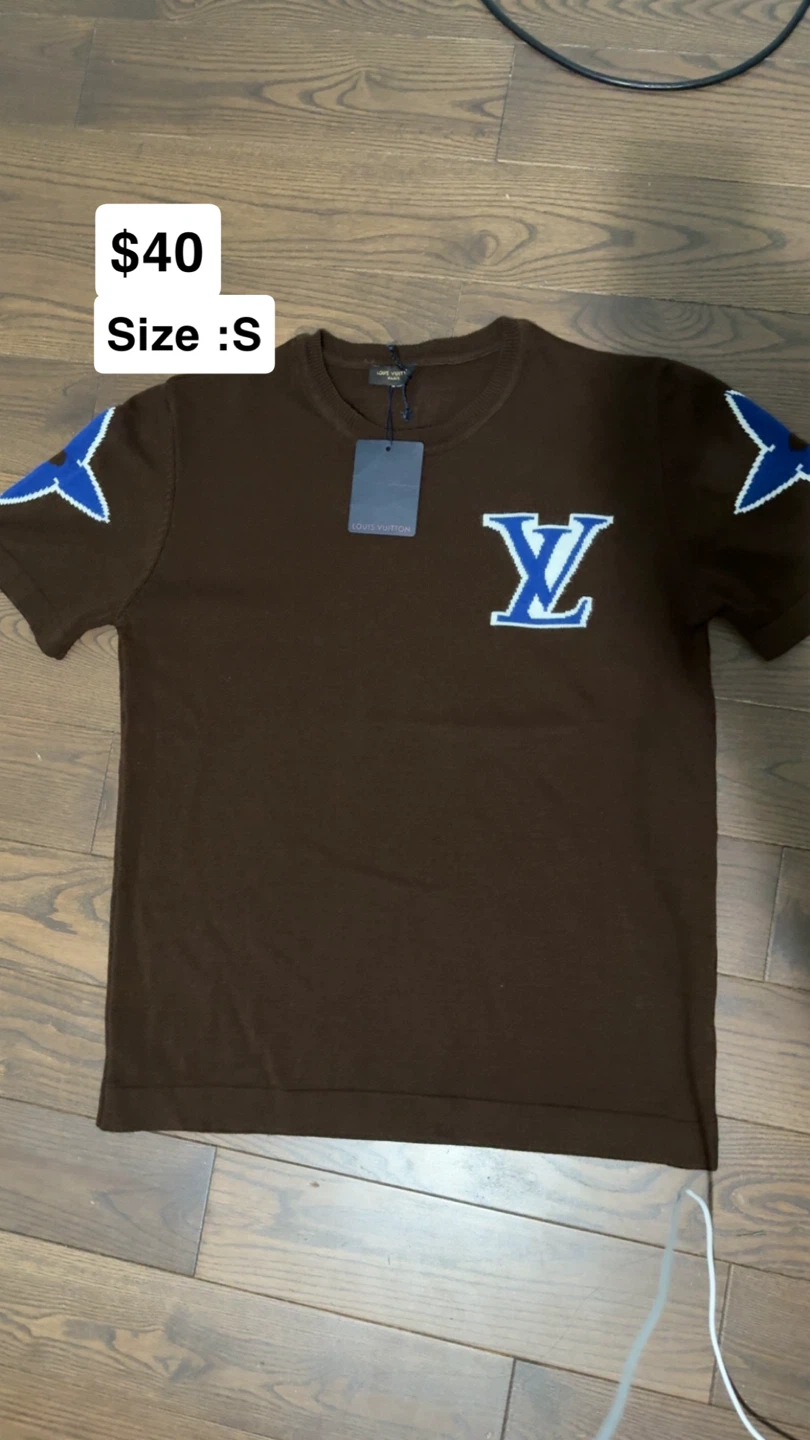 Louis Vuitton Brown Knit T-Shirt - Size S