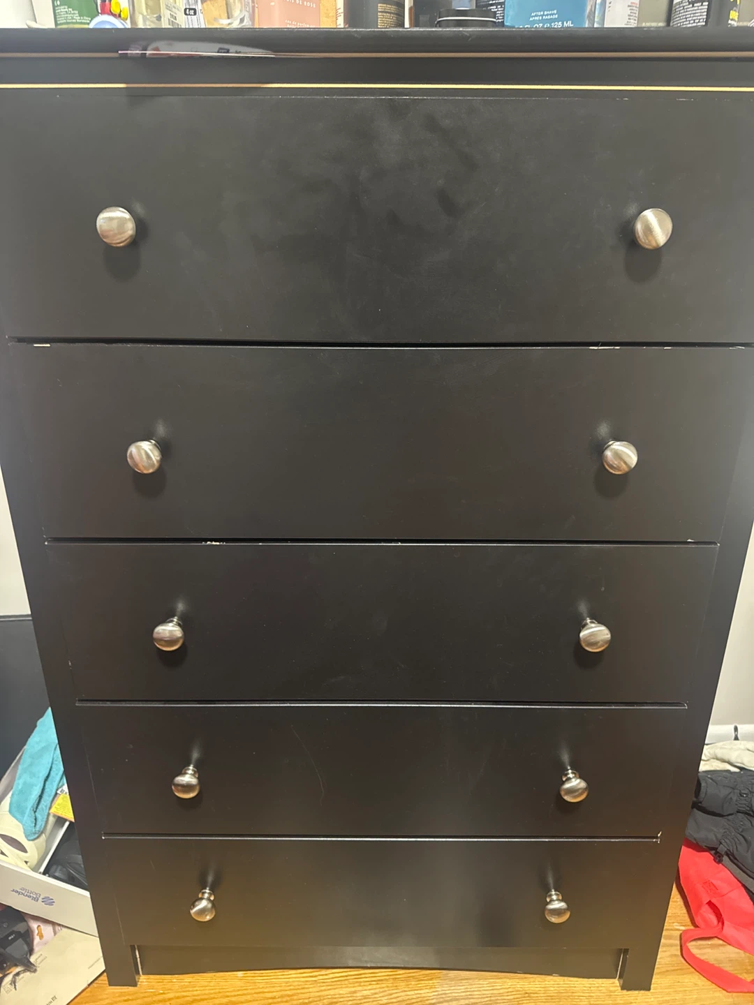 Black 5-Drawer Dresser - photo 2