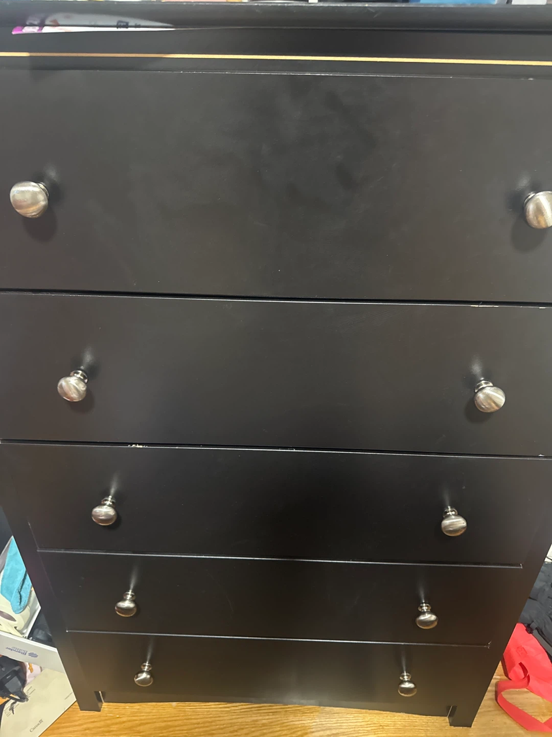 Black 5-Drawer Dresser