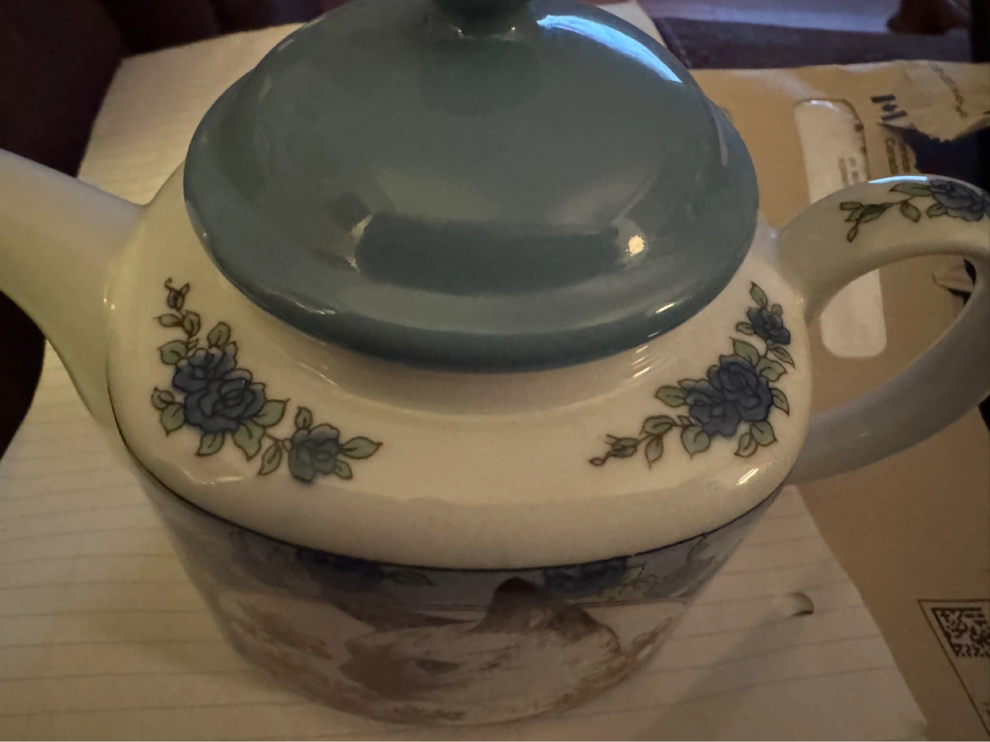 Ceramic Teapot with Cat Design - photo 3