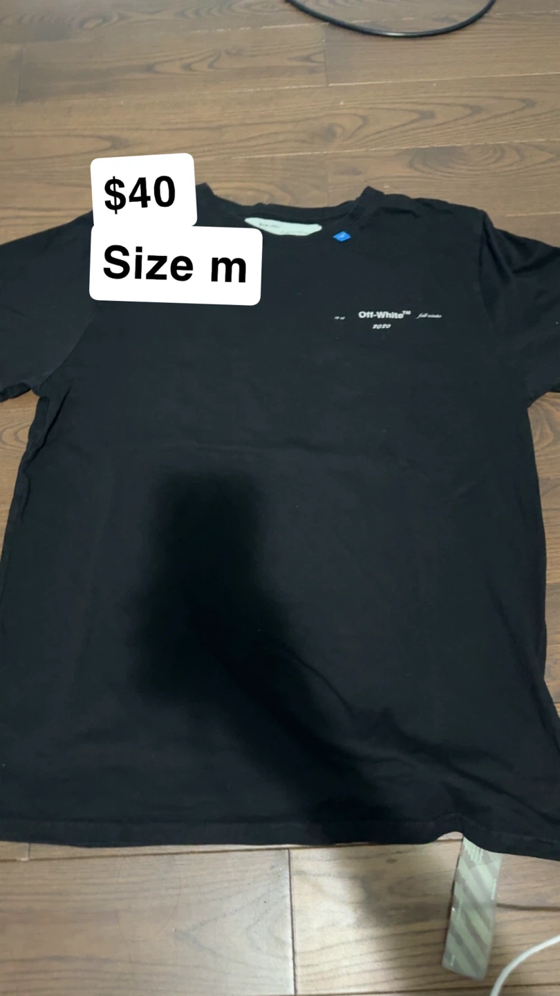 OFF-WHITE™ T-Shirt - Black - Size Medium