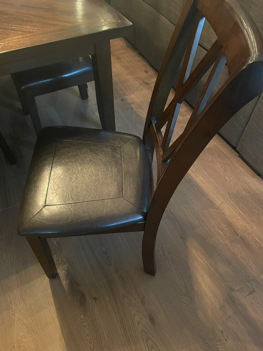 Solid Wood Dining Table Set – 6 Chairs Included - photo 4