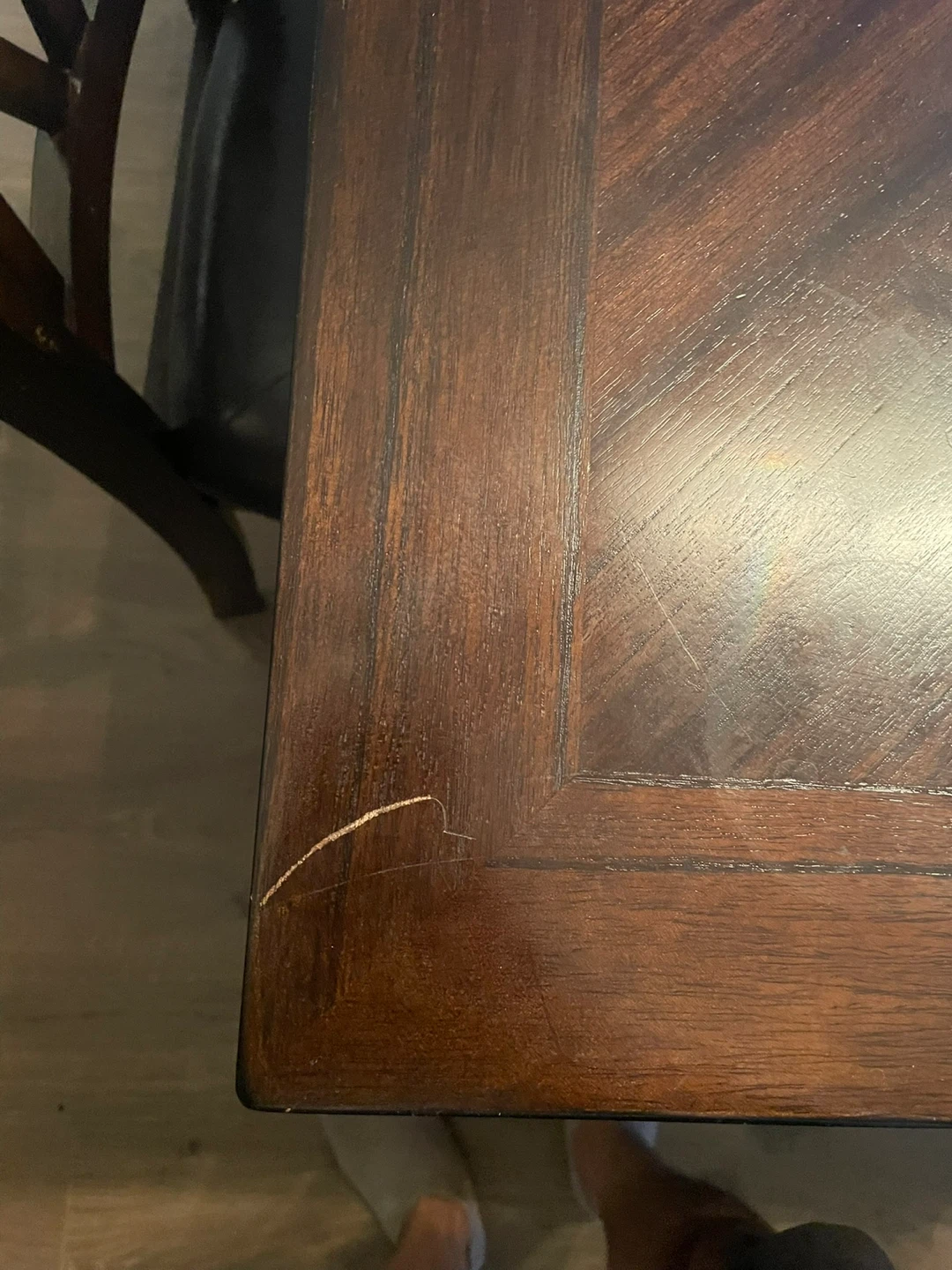 Solid Wood Dining Table Set – 6 Chairs Included - photo 5