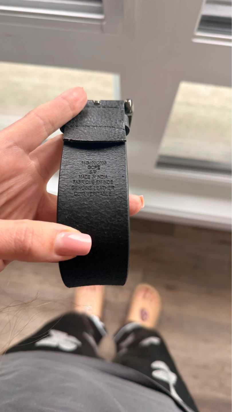 Guess Black Leather Belt - photo 2
