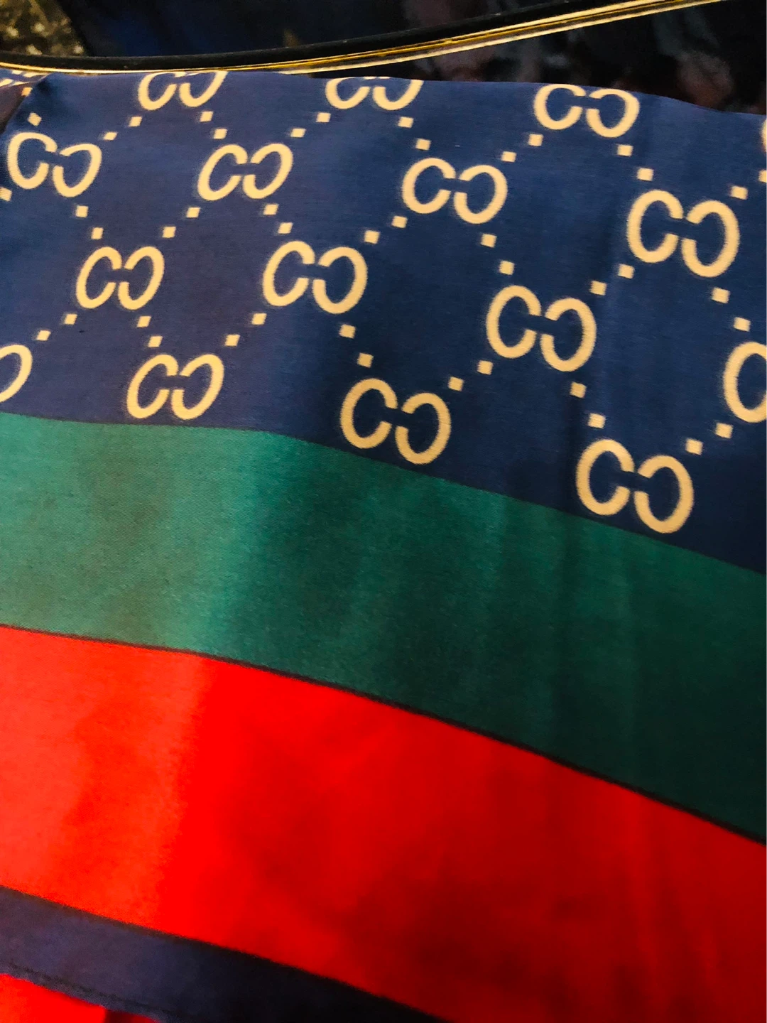 Real silk Classic Scarf Gucci Italy 2x1m