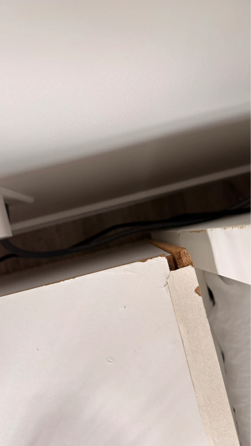 White Nightstand Shelf - photo 3