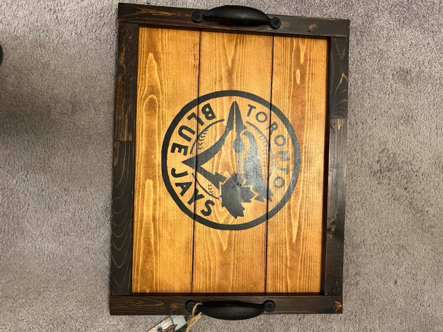 Toronto Blue Jays Wooden Serving Tray