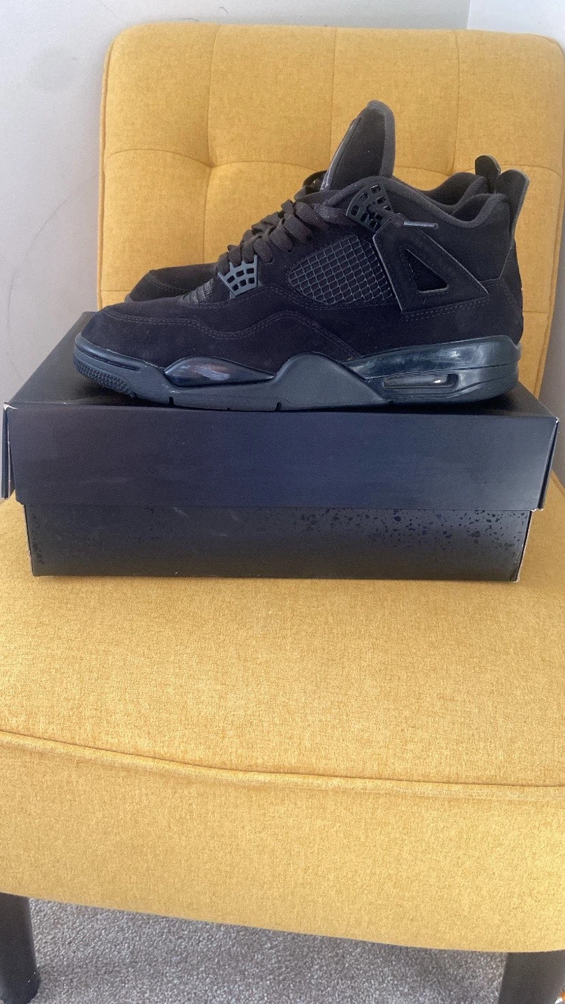 Air Jordan 4 Retro Black Cat Men's Shoes - photo 2