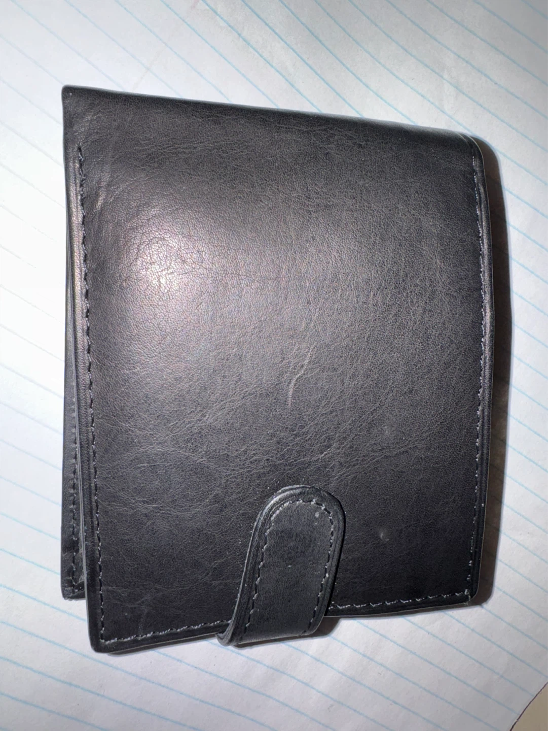 Black Bifold Genuine Leather Wallet