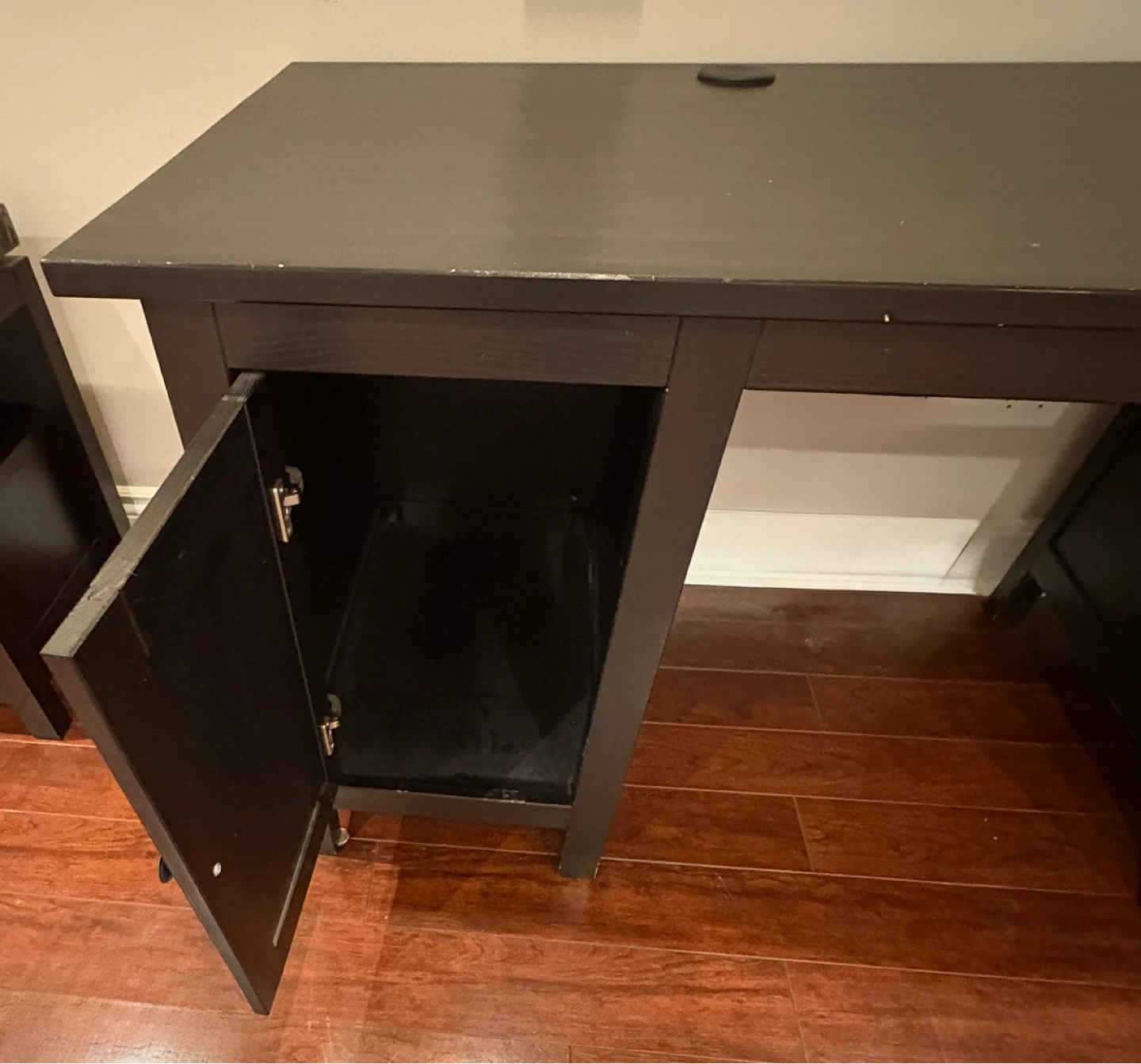 Dark Wood Writing Desk - photo 5