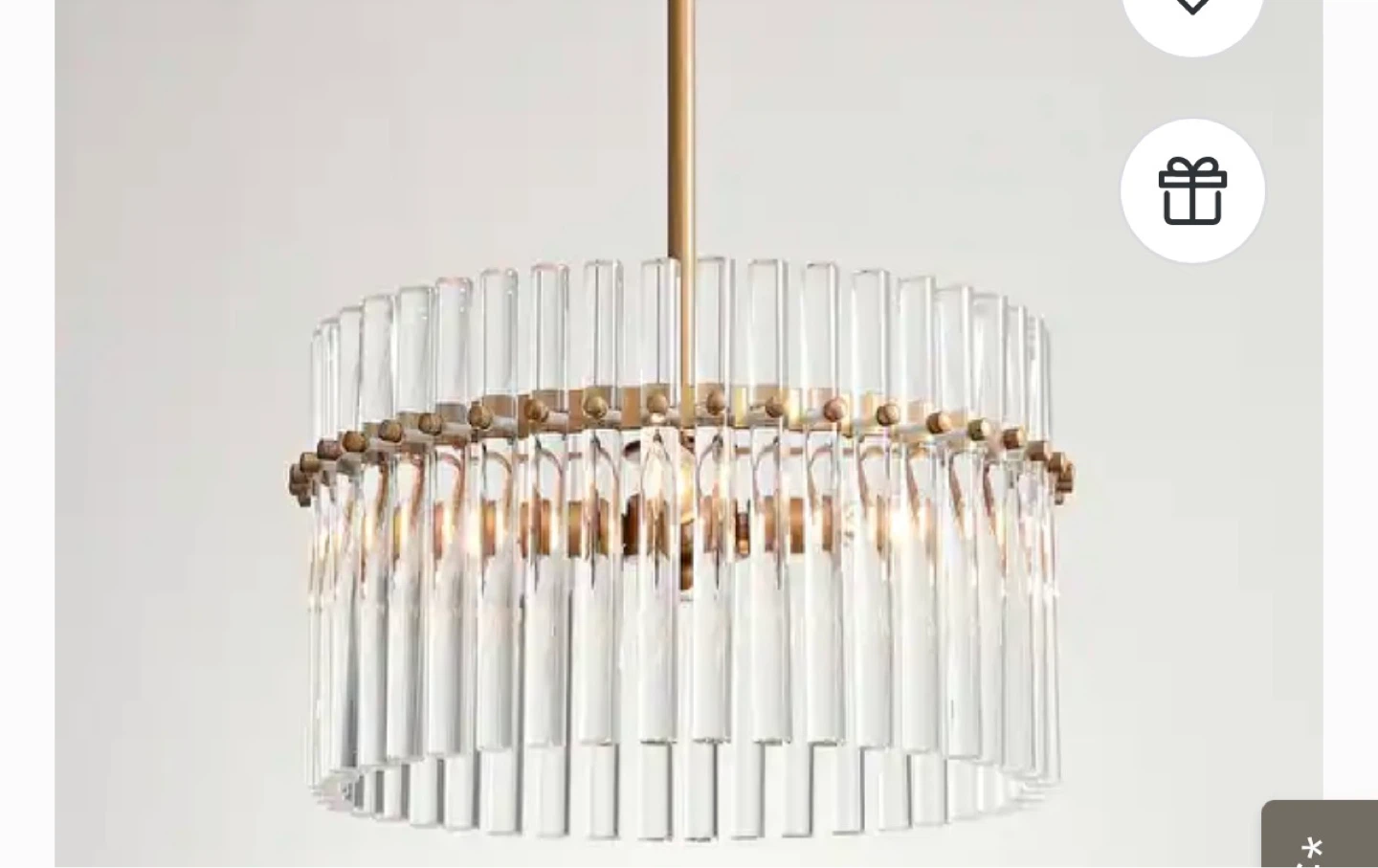 Crystal Chandelier Pendant Light Fixture