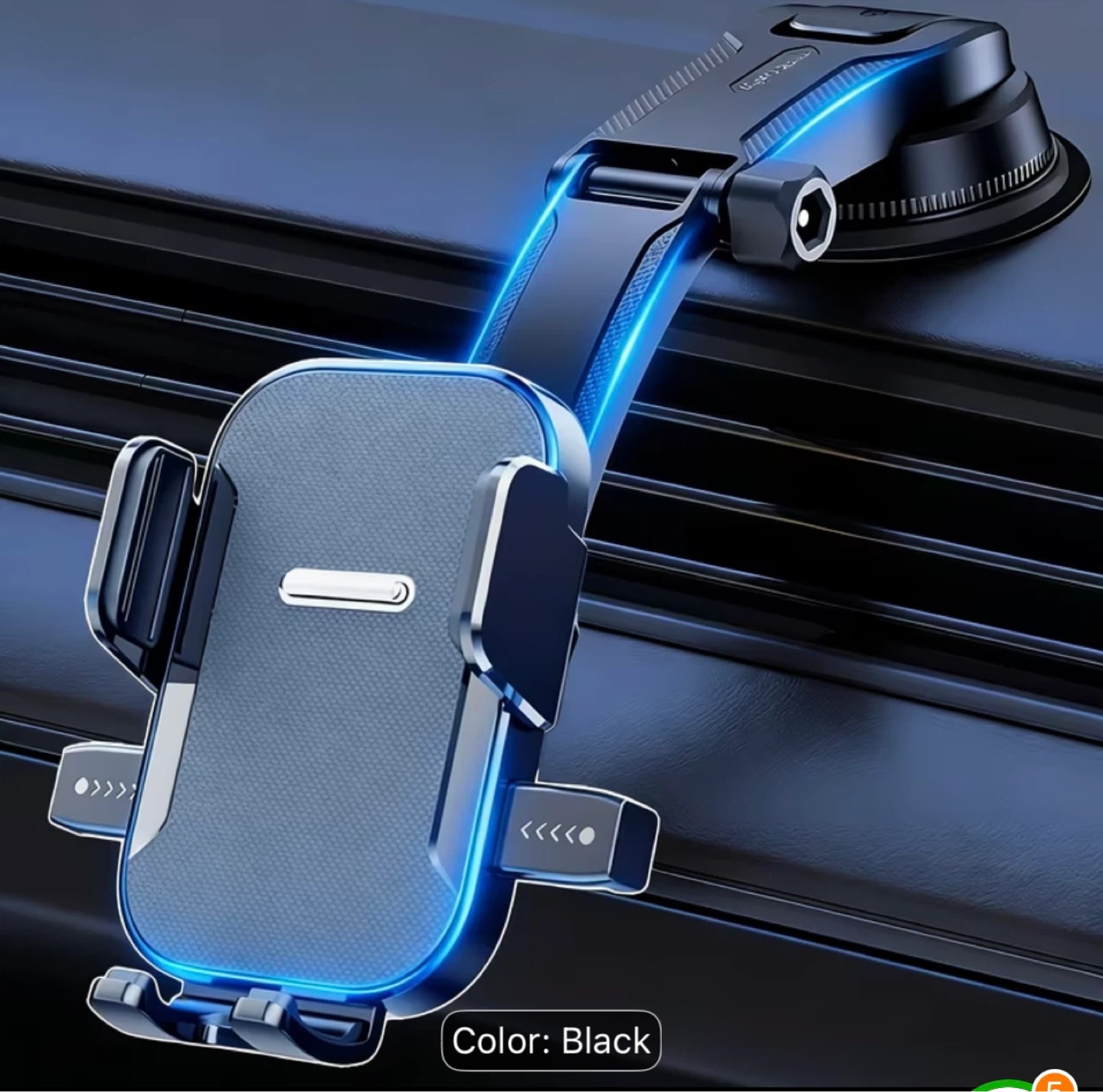 Black 360° Rotatable Car Phone holder/Mount
