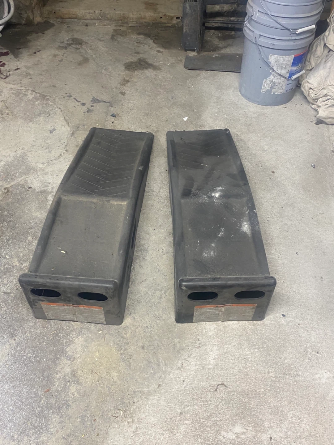 Pair of Black Car Ramps