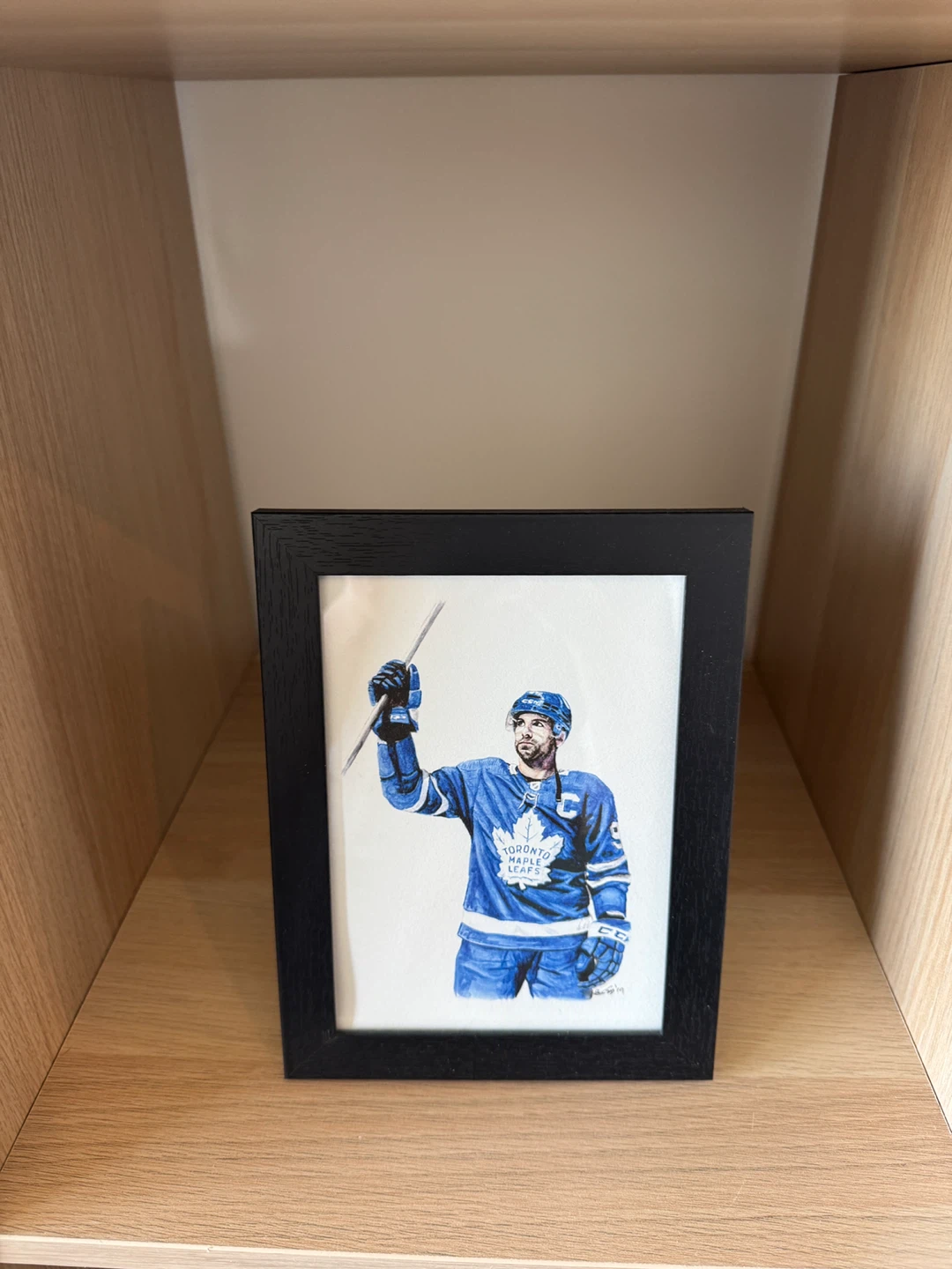 Framed Toronto Maple Leafs Hockey Art, John Tavares