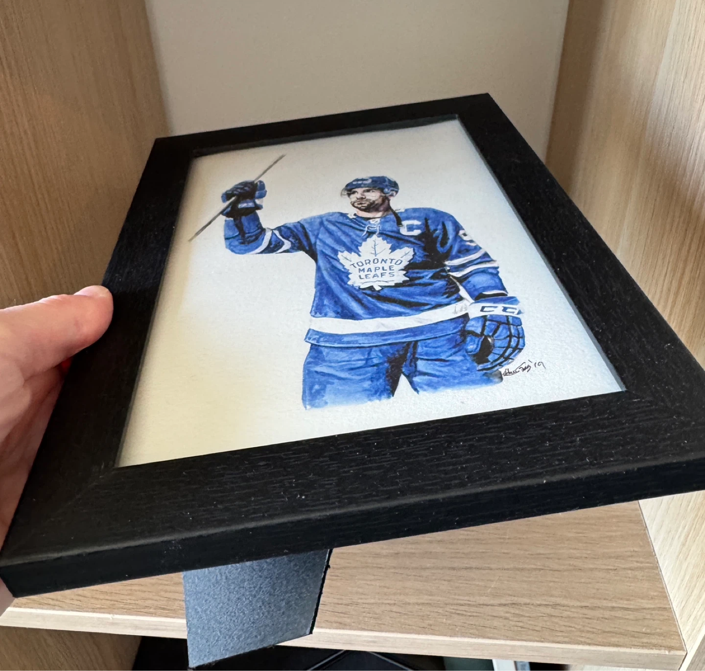 Framed Toronto Maple Leafs Hockey Art, John Tavares - photo 2