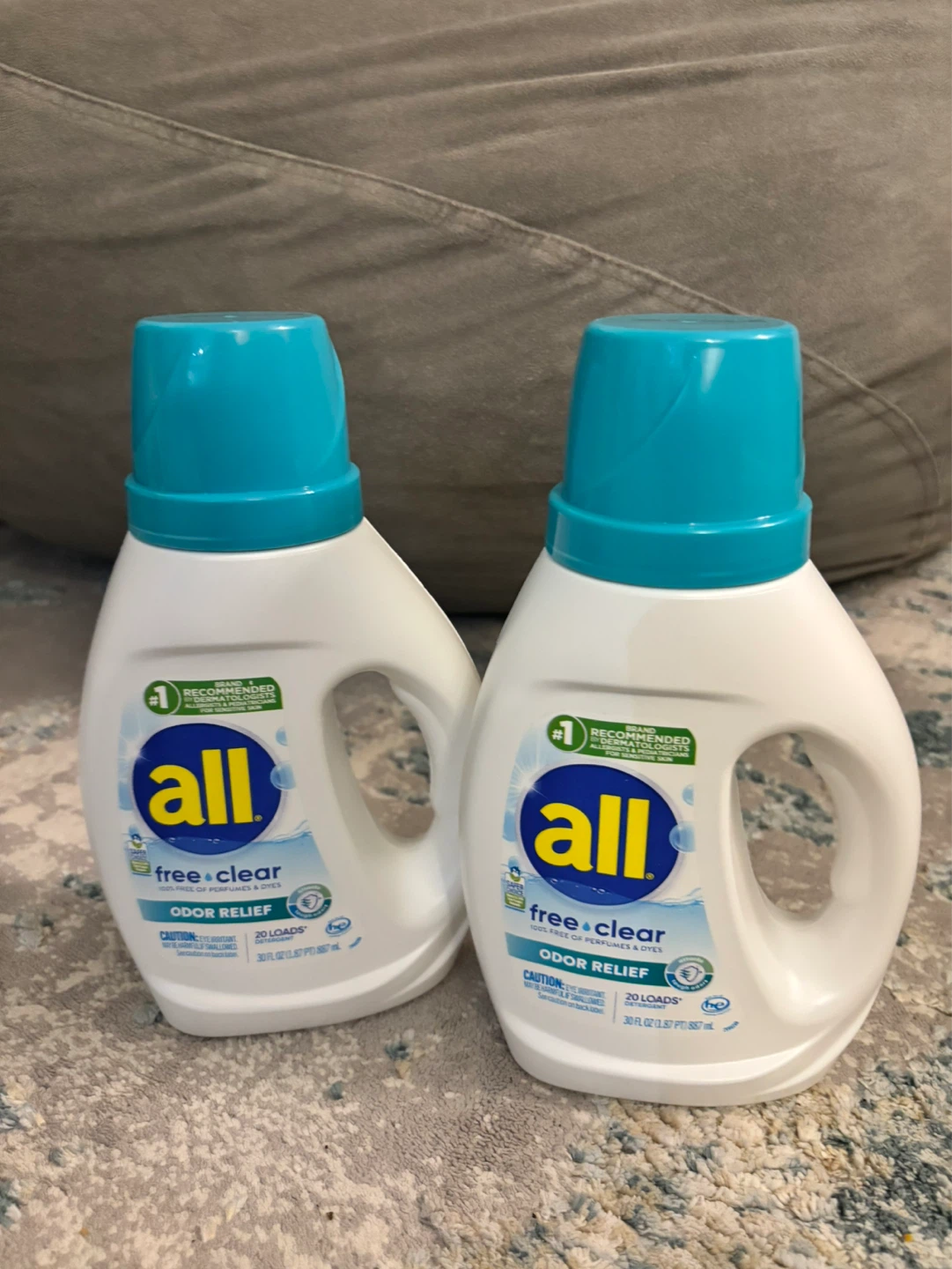 all free clear Odor Relief Liquid Laundry Detergent