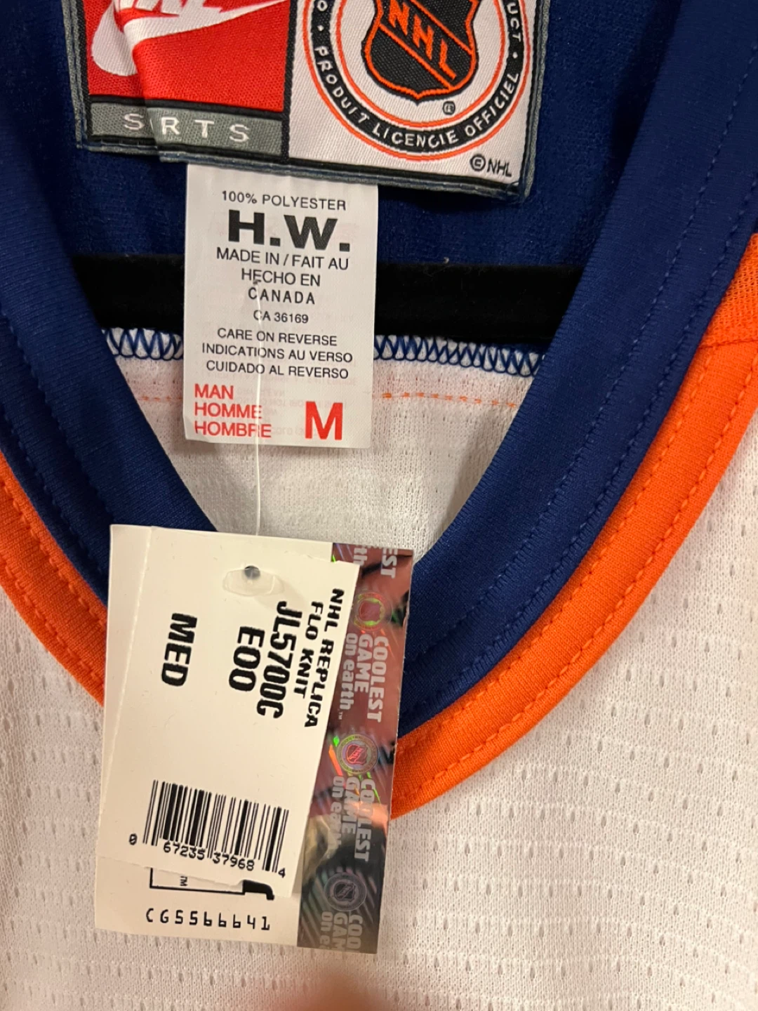 Edmonton Oilers NHL Replica Jersey Size Medium - photo 2