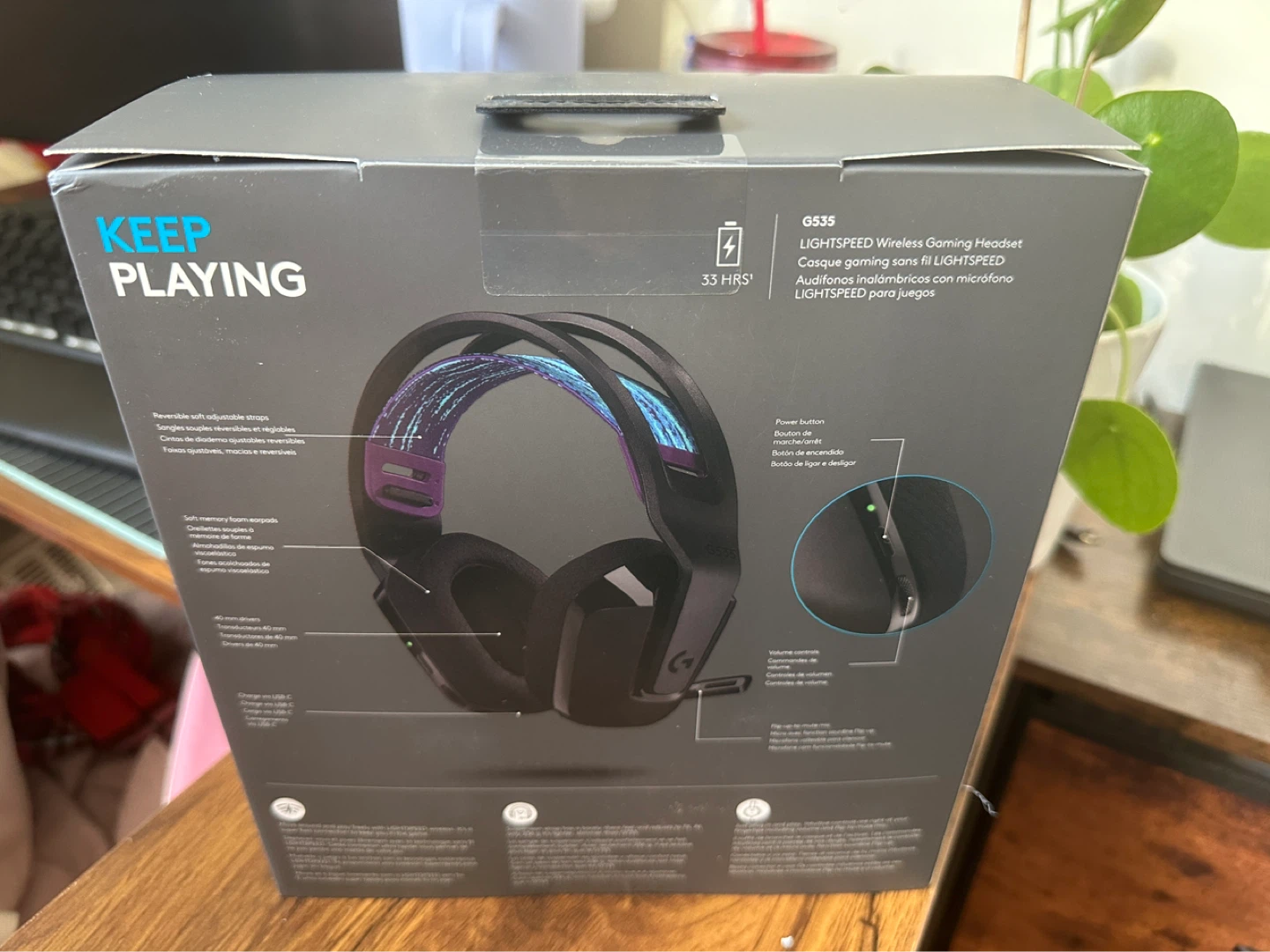New Unopened Logitech G535 LIGHTSPEED Wireless Gaming Headset - photo 2