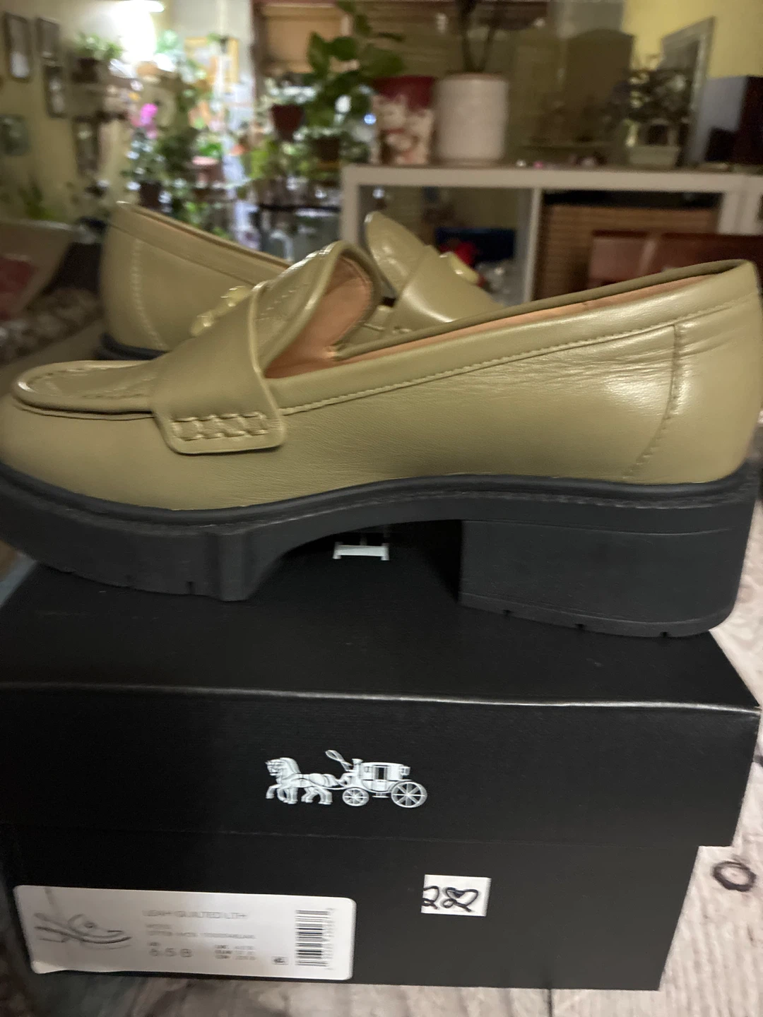Coach Leah Quilted LTH Loafers - Size 6.5 B - photo 3