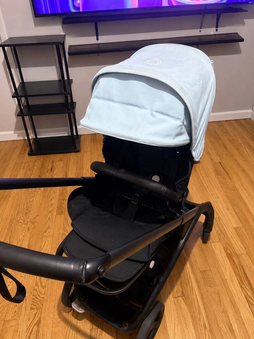 Bugaboo Donkey Stroller - Black/Light Blue - photo 2