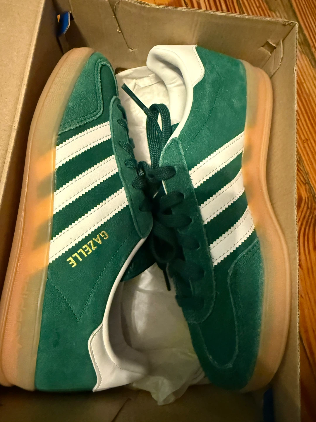 Adidas Gazelle Indoor Green Sneakers Size 5.5 - photo 2