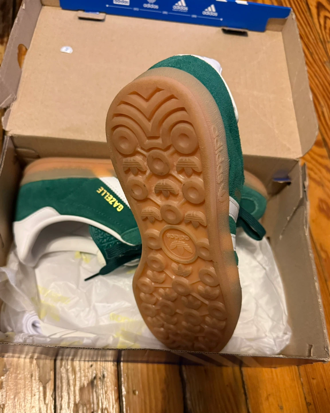 Adidas Gazelle Indoor Green Sneakers Size 5.5 - photo 3