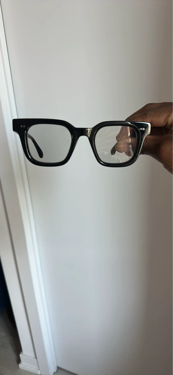 CHIMI Black Acetate Square Glasses