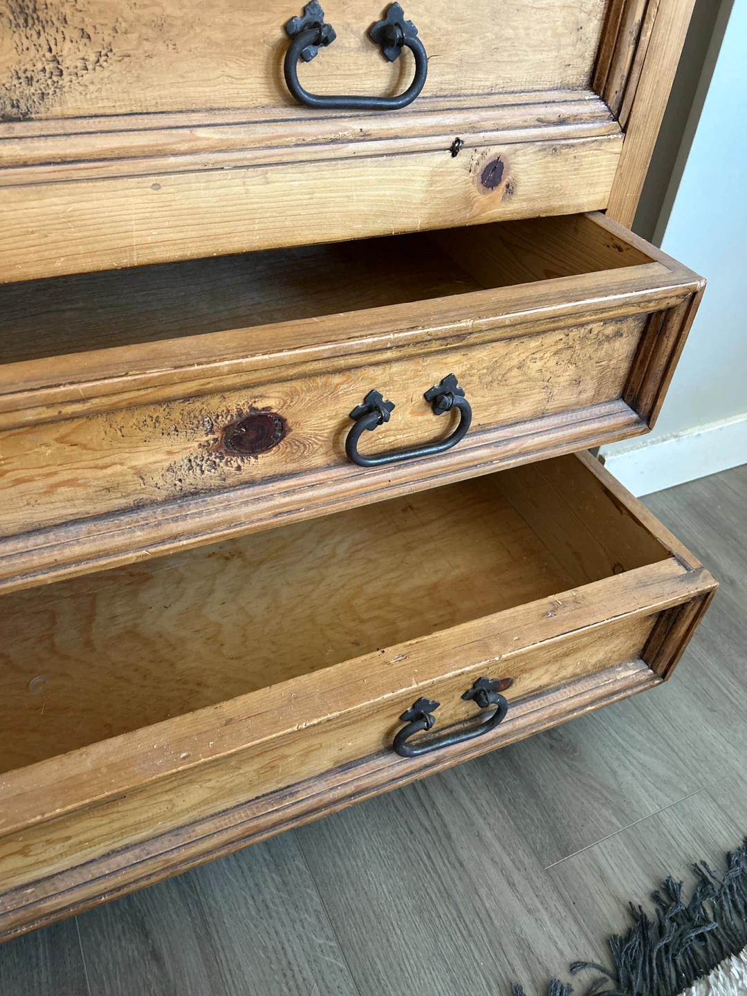 Wooden Armoire Wardrobe with Drawers - photo 5