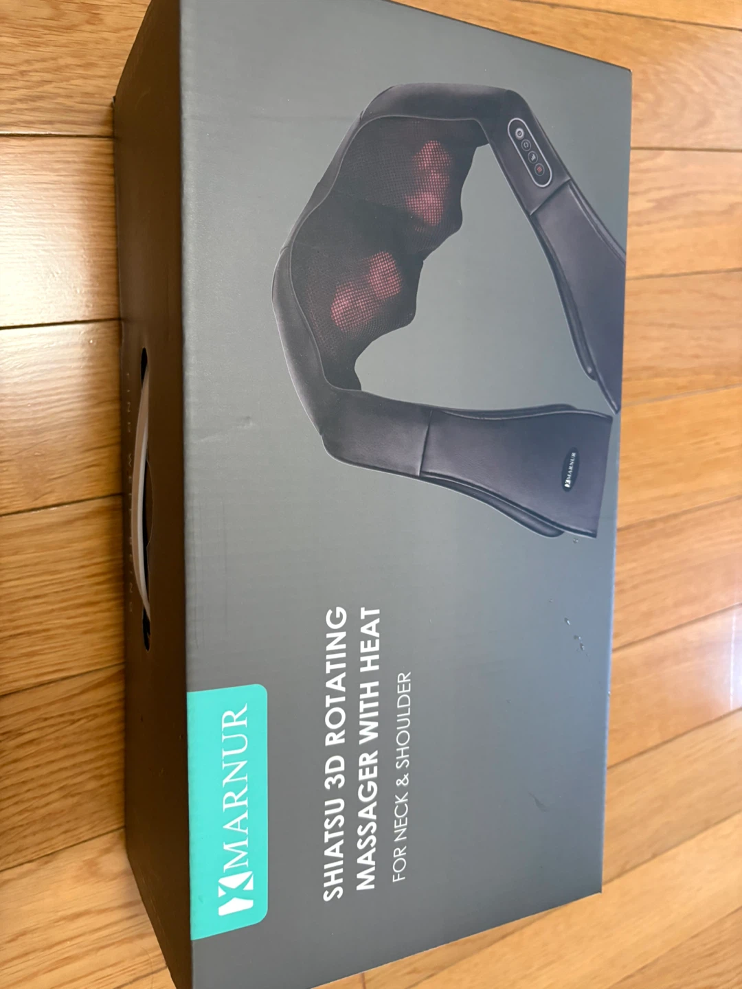 Marnur Shiatsu 3D Rotating Neck & Shoulder Massager with Heat