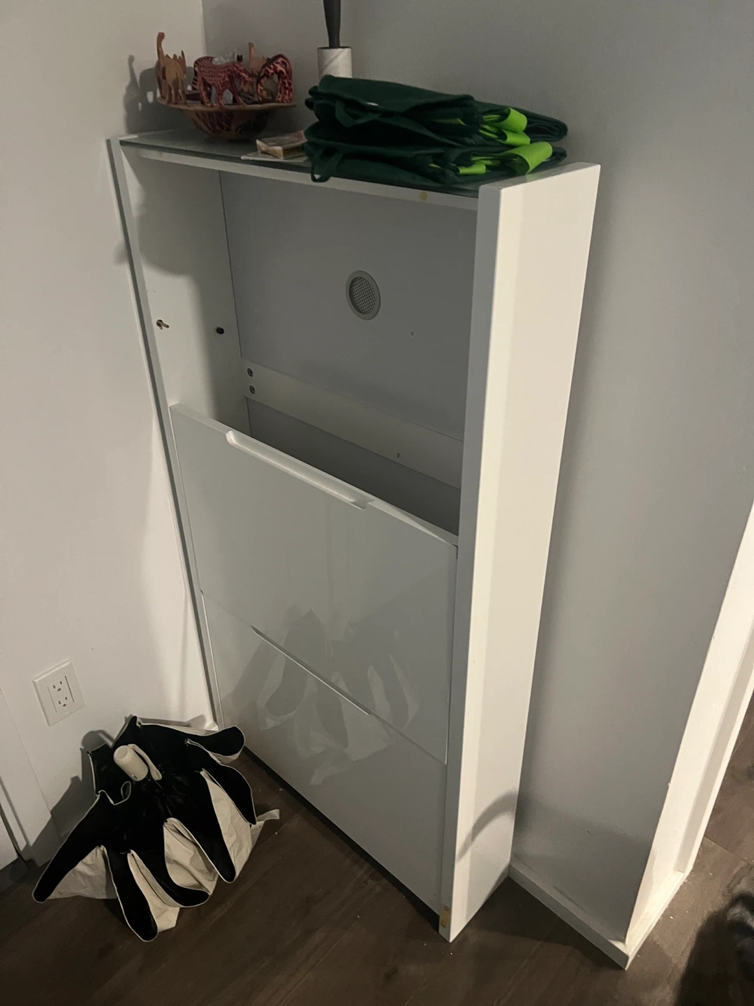 IKEA Slim Shoe Cabinet - White - photo 2