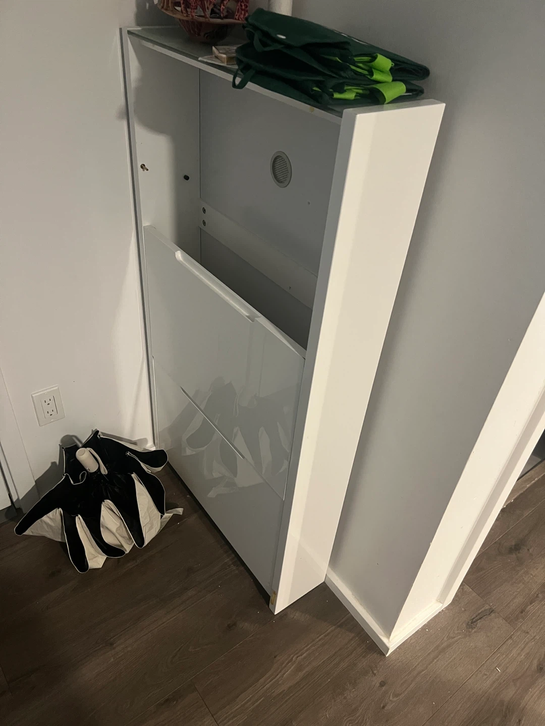 IKEA Slim Shoe Cabinet - White