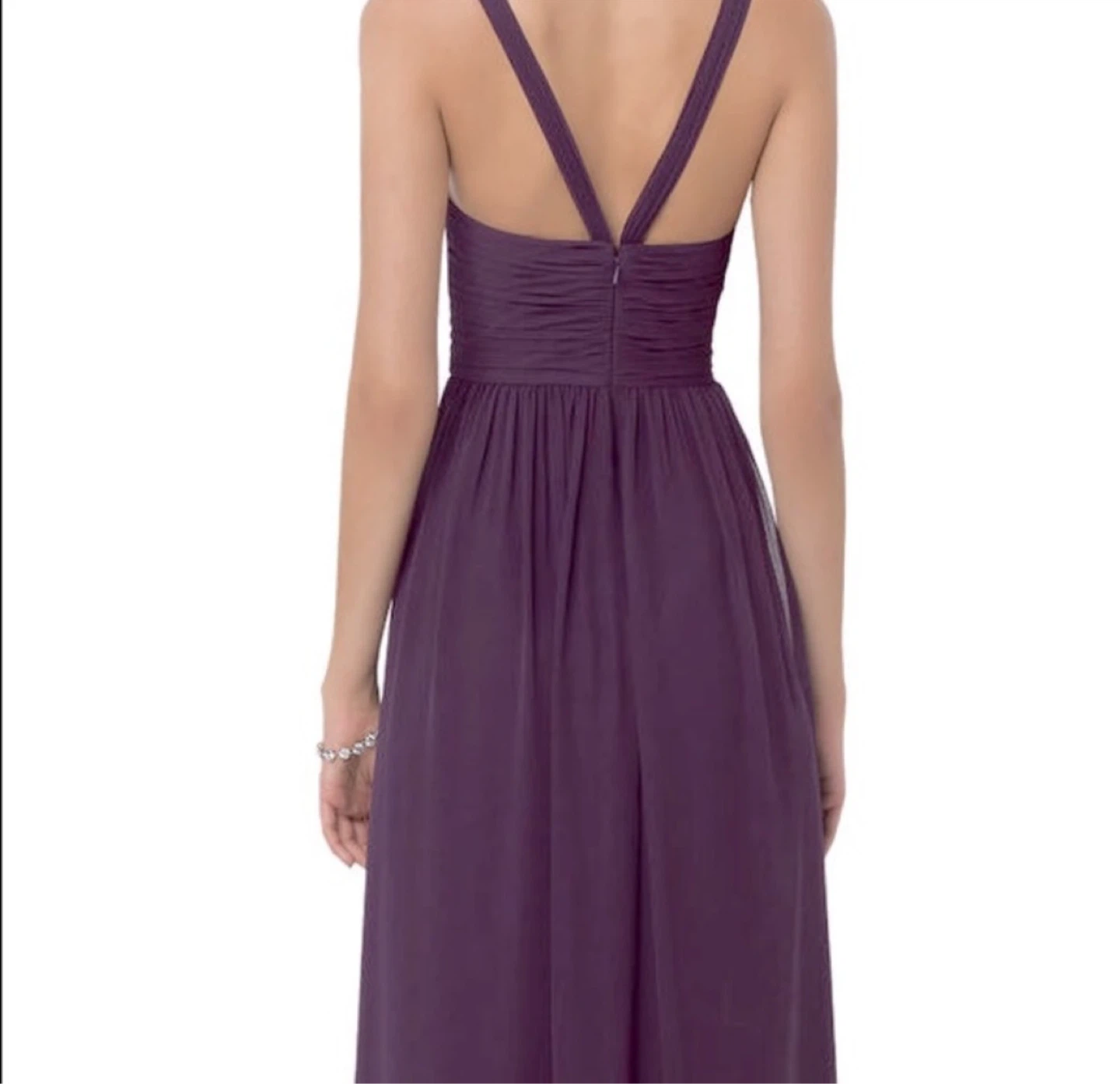 Bill Levkoff Purple Bridesmaid Dress Size 4 - photo 2