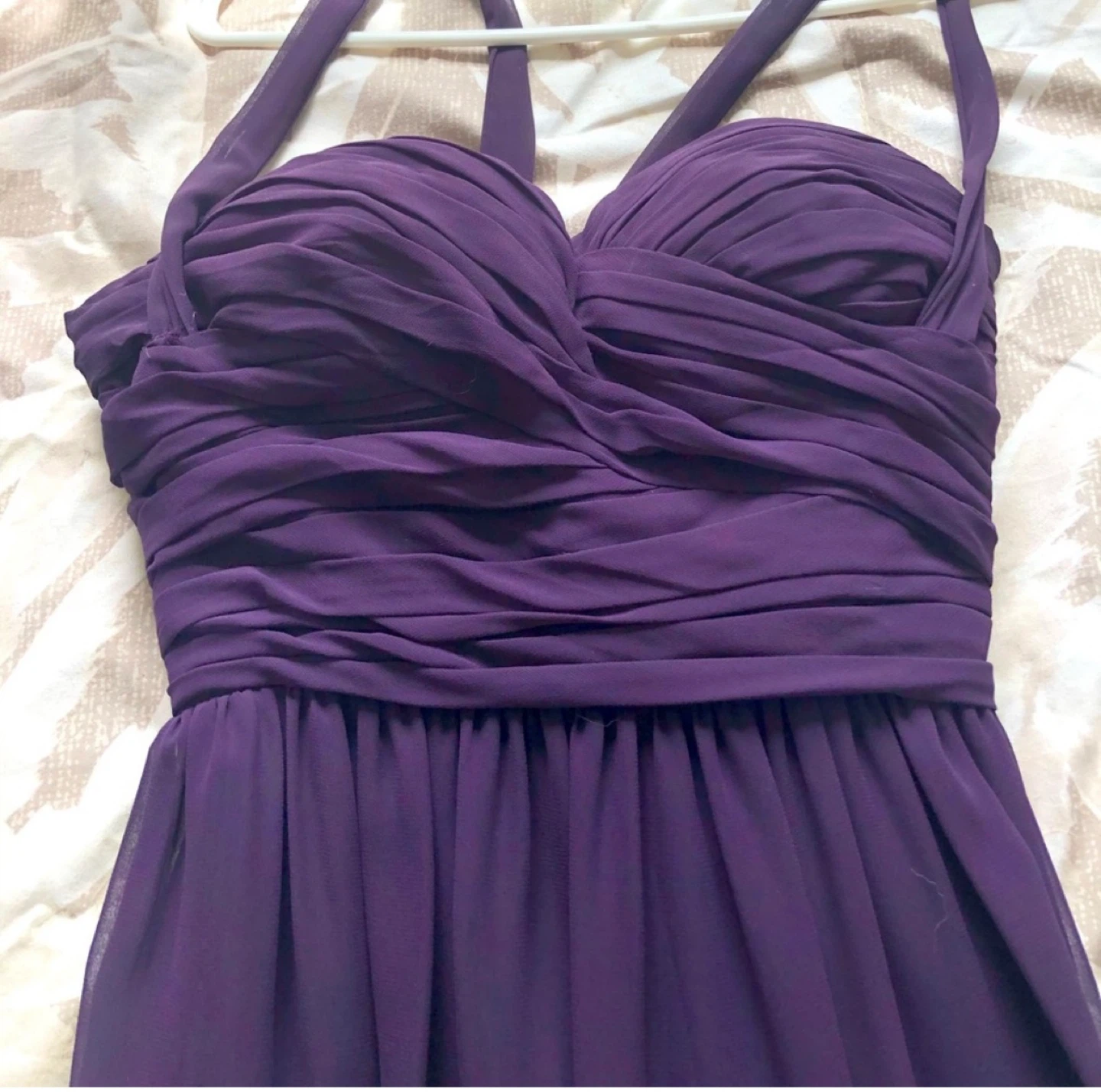Bill Levkoff Purple Bridesmaid Dress Size 4 - photo 3