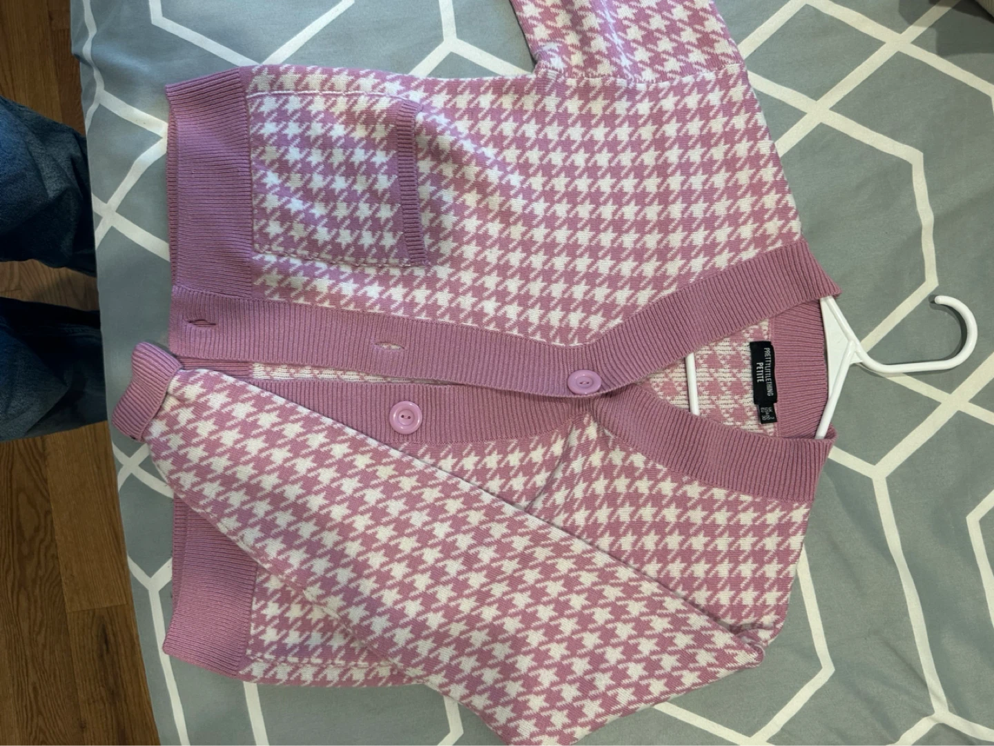 PrettyLittleThing Pink Cardigan