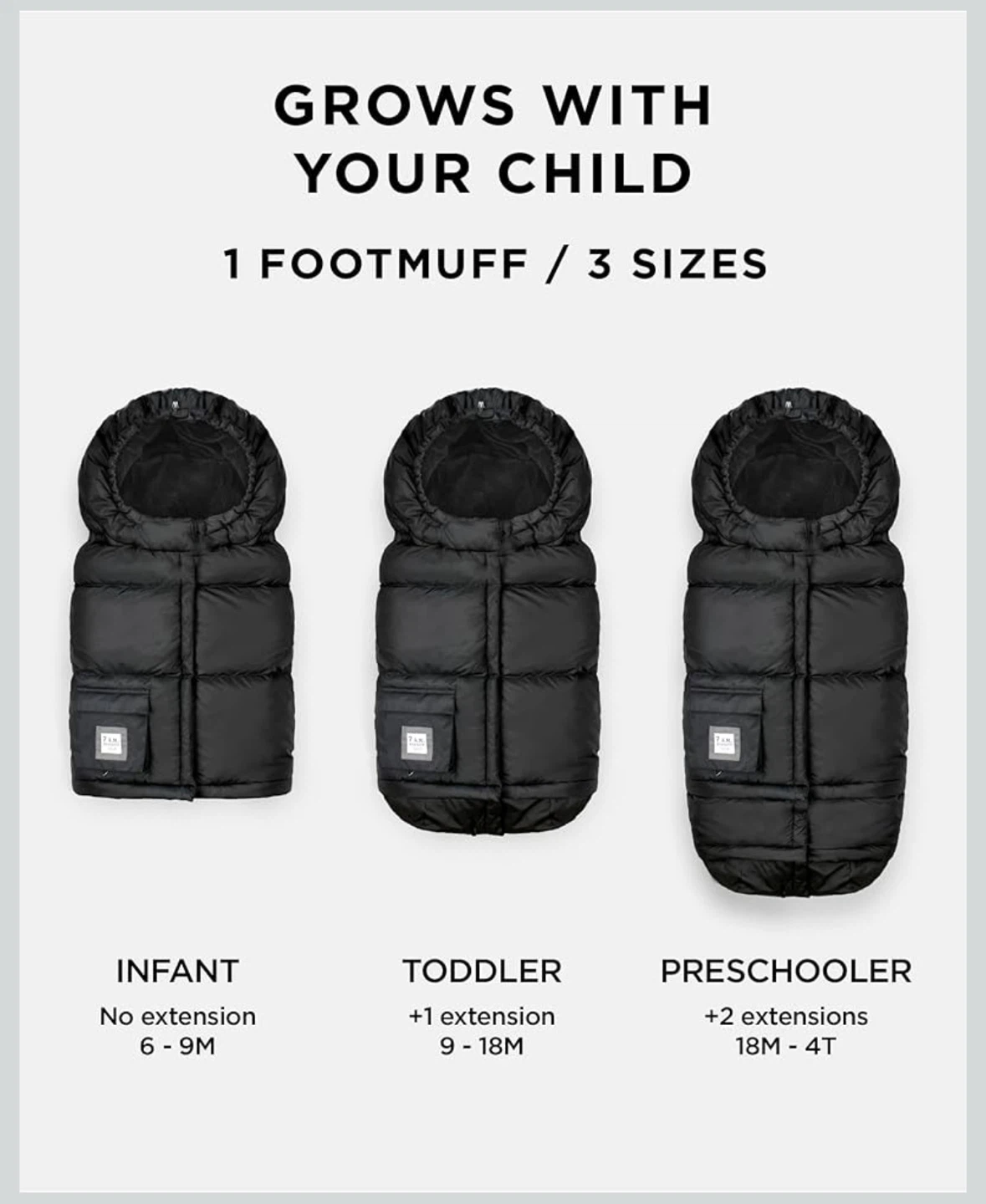 7 A.M. Enfant Blanket 212 Evolution Footmuff - photo 5