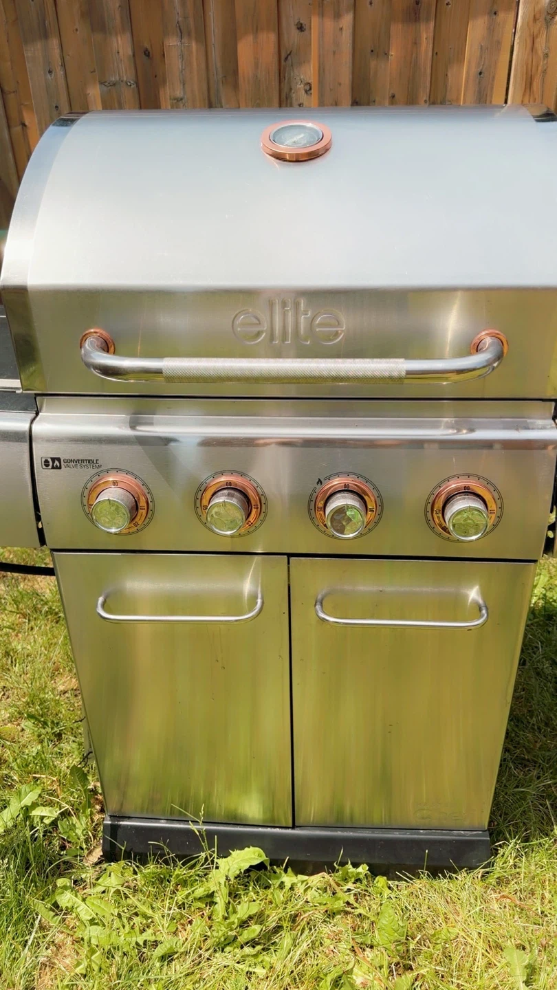 Master Chef Elite 480 4-Burner Propane Gas BBQ Grill - photo 4