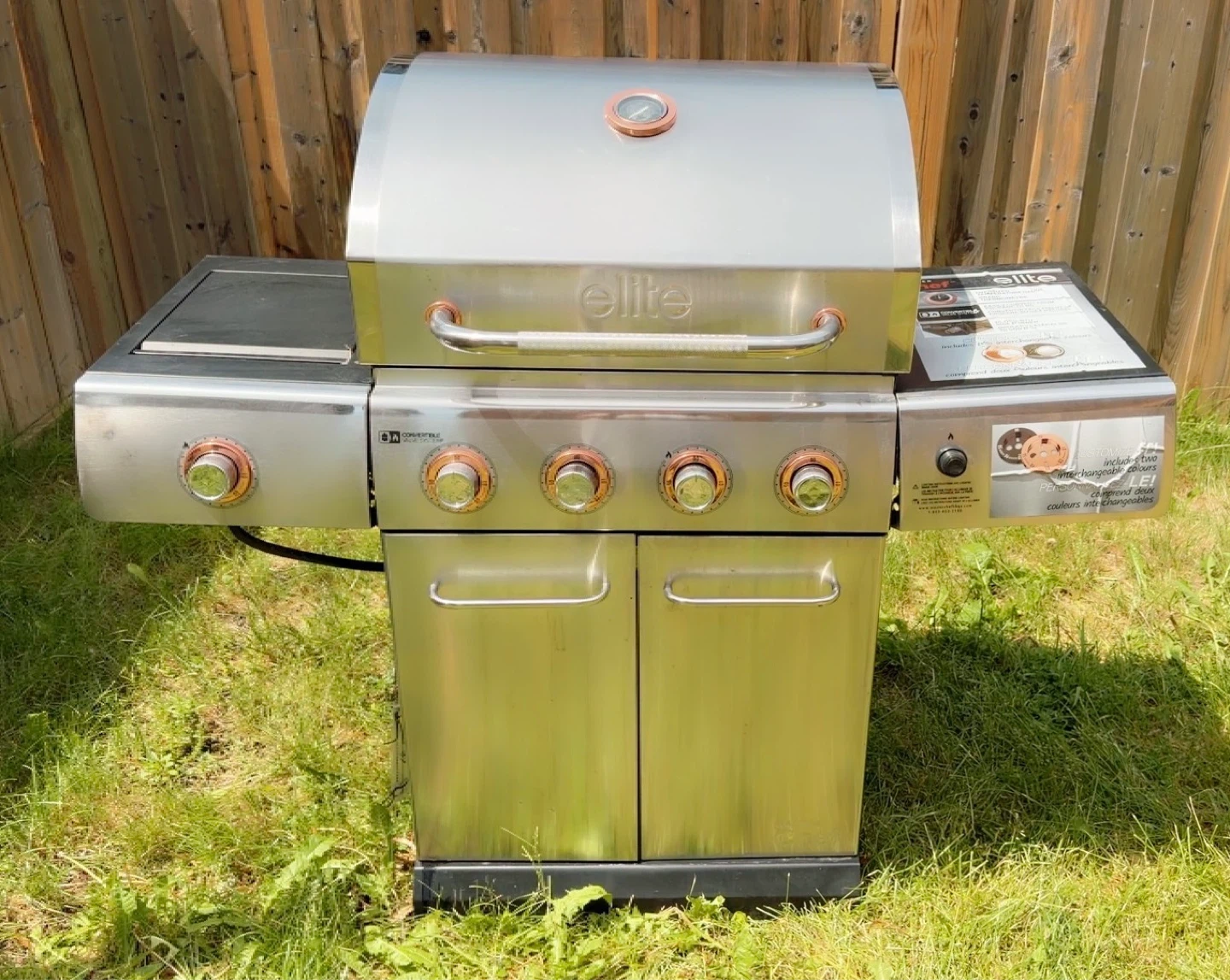 Master Chef Elite 480 4-Burner Propane Gas BBQ Grill - photo 2