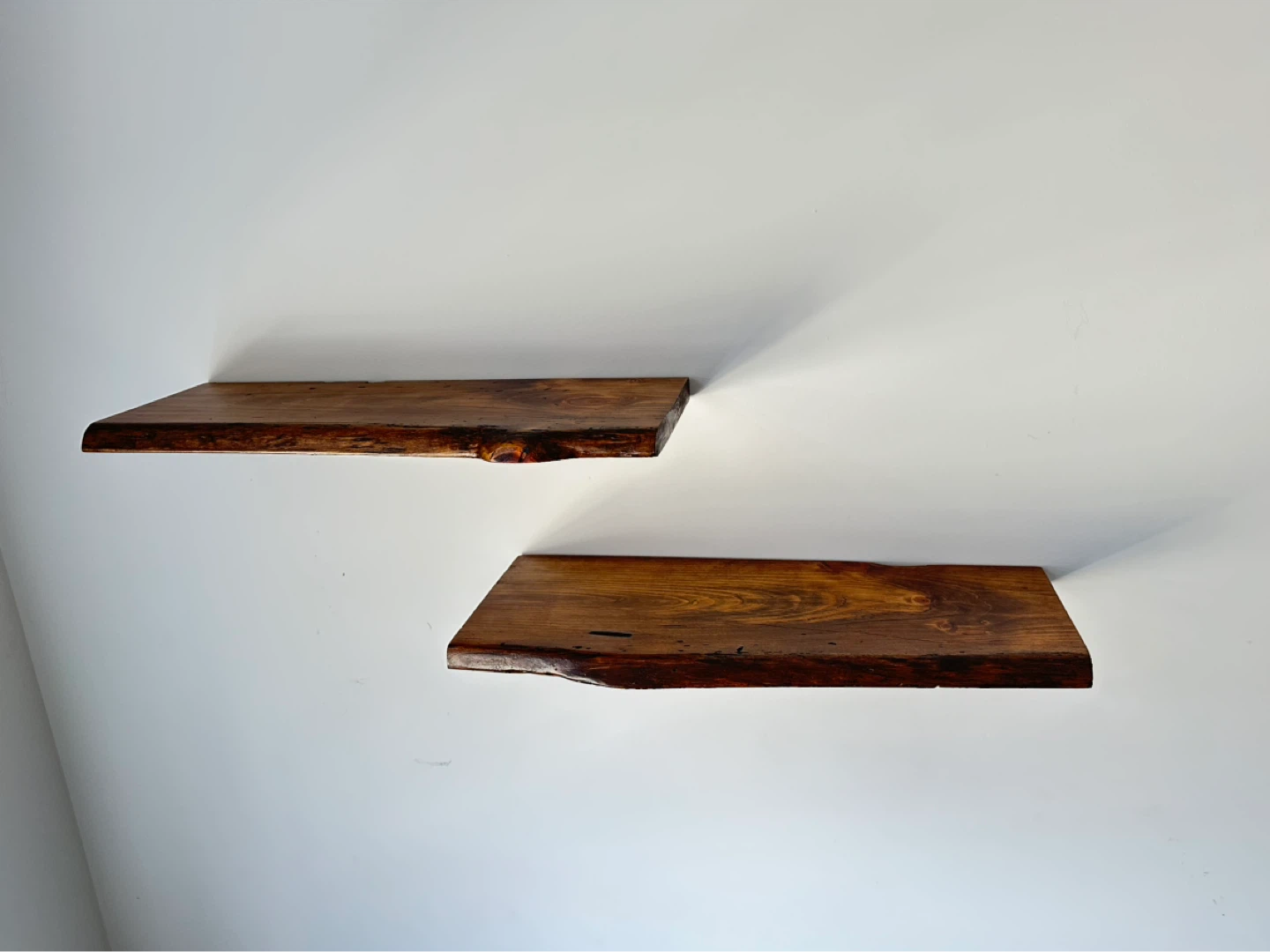 Live Edge Wood Shelves - Set of 2 - photo 3