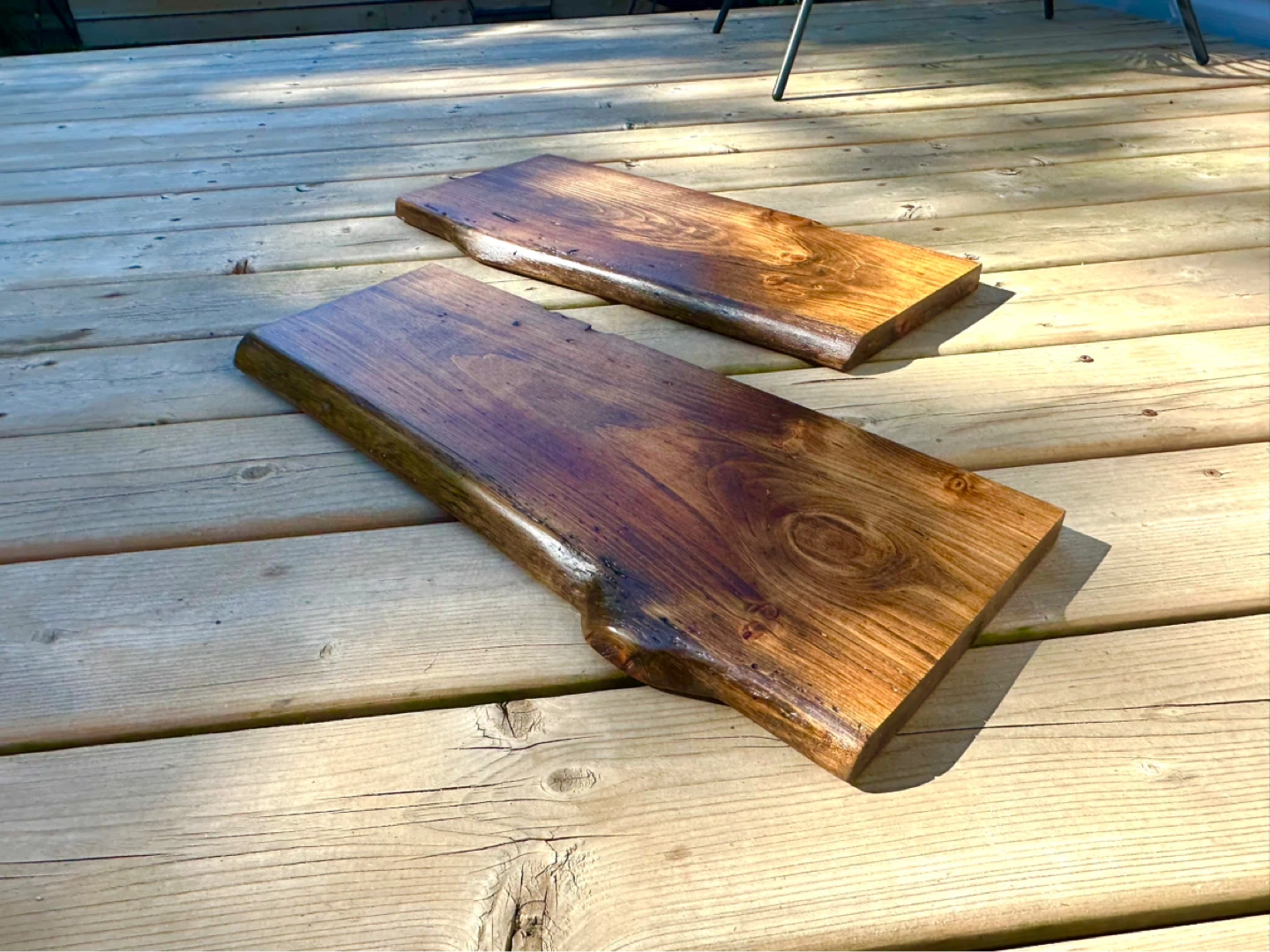 Live Edge Wood Shelves - Set of 2 - photo 2