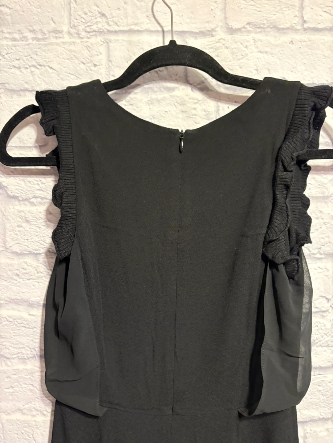 Sandro Paris Black Dress with Zipper Size 1 - photo 5