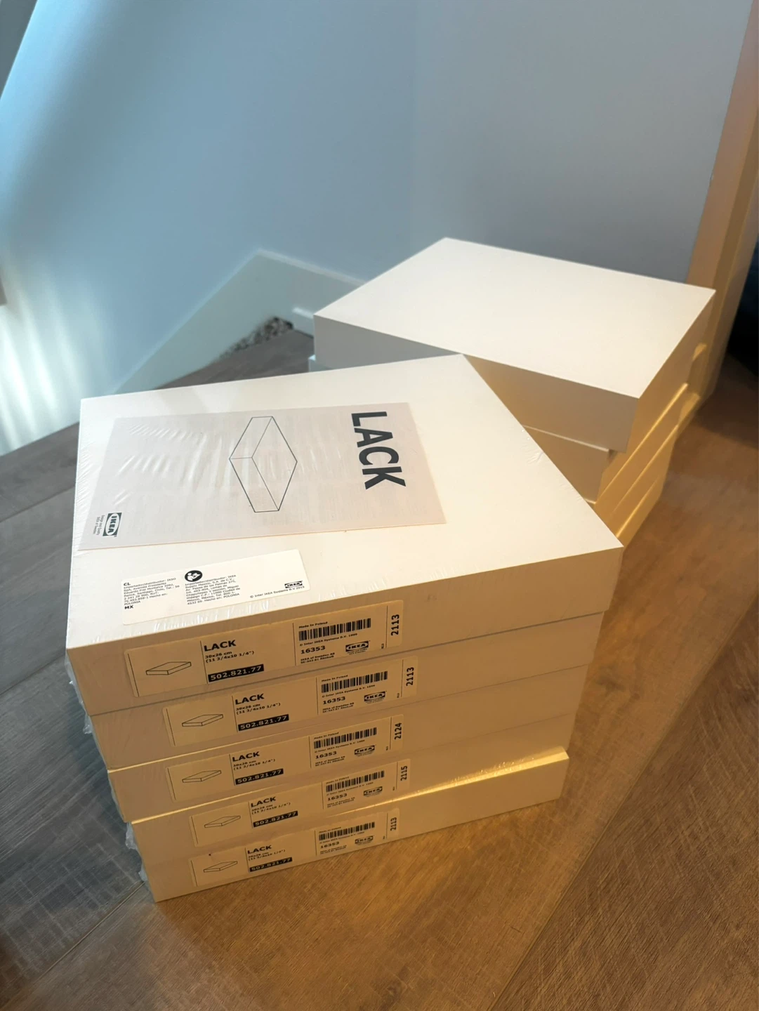 IKEA White Shelves