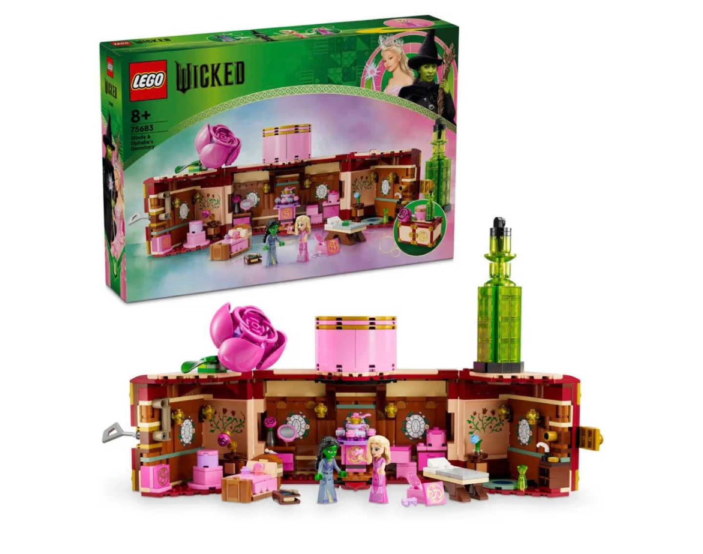 LEGO Wicked Glinda & Elphaba's Castle Building Set 75683