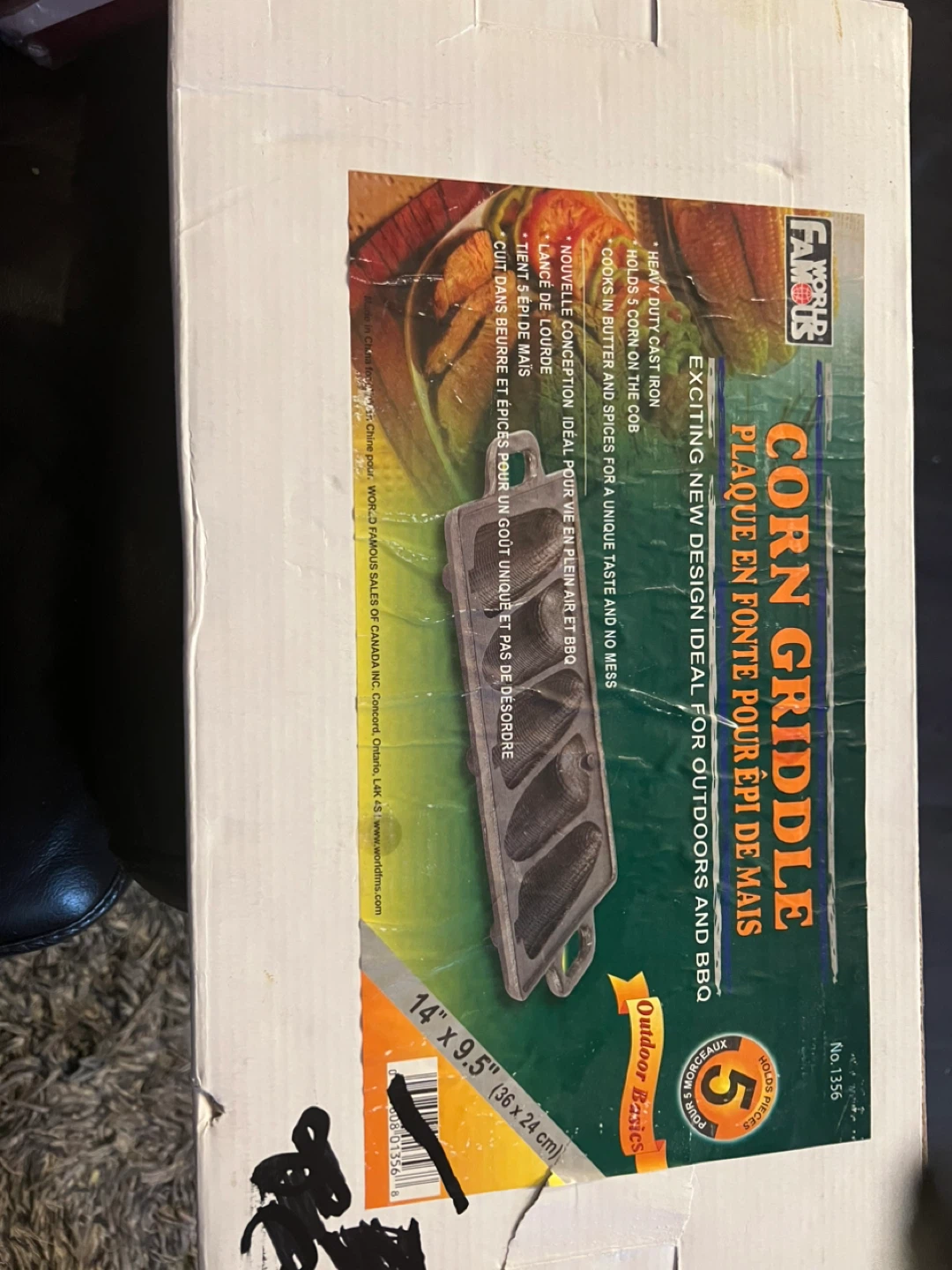 World Famous Cast Iron Corn Griddle