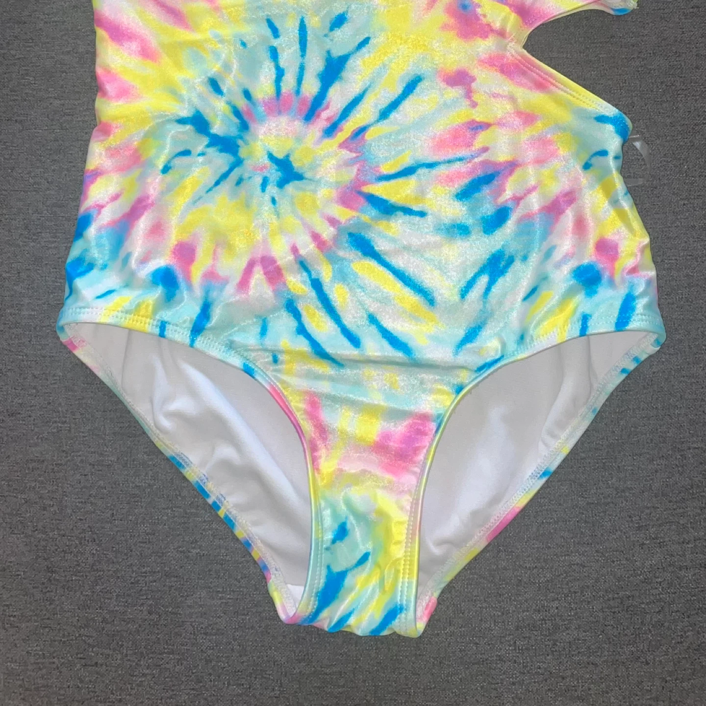 NWOT - Justice Sport Surf Club Tie-Dye One-Piece Swimsuit - photo 4