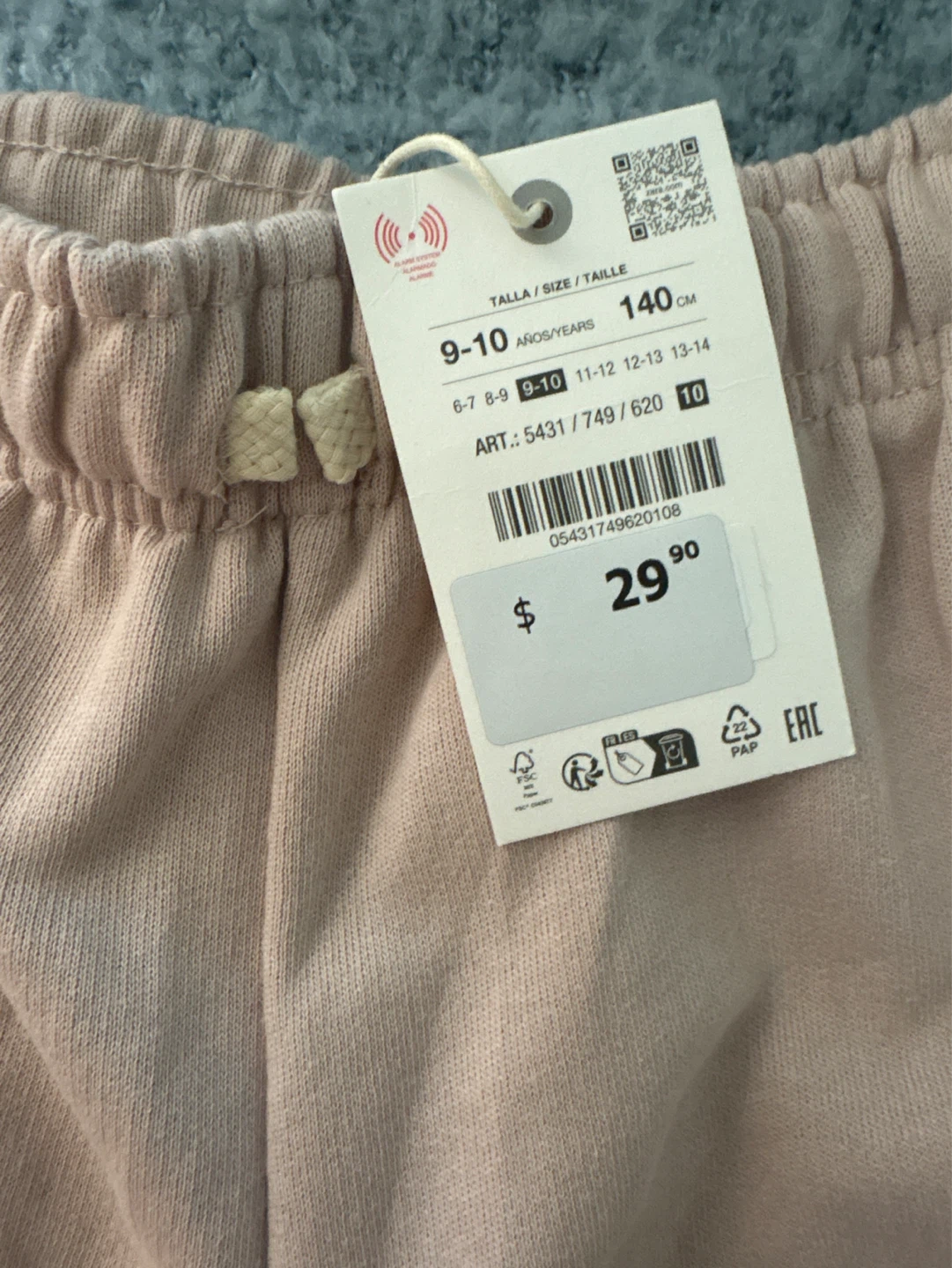 Kids Pink Cargo Pants Size 140cm - photo 2