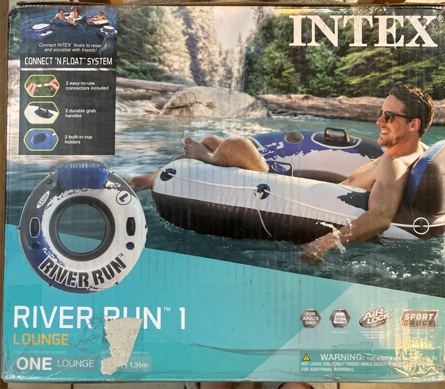 New Intex River Run 1 Lounge Float
