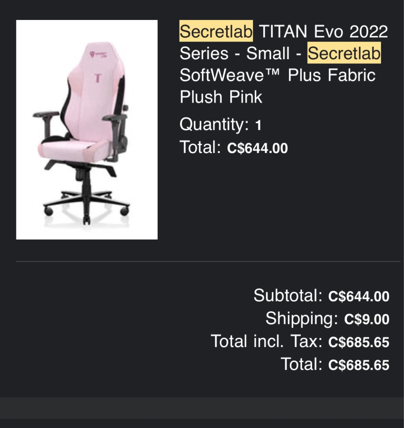 Secretlab TITAN Evo 2022 Series Gaming Chair - photo 4
