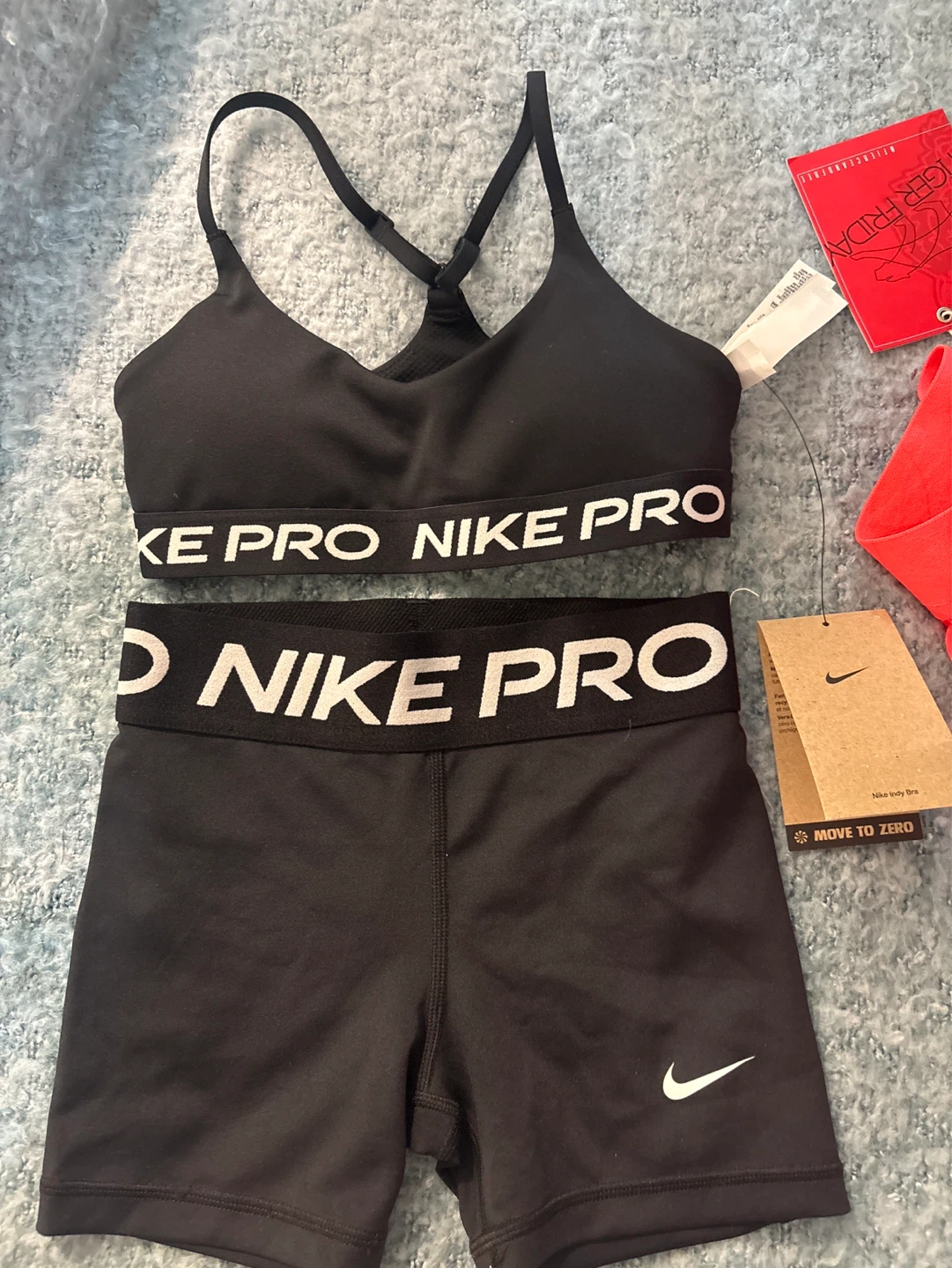 Nike Pro Dri-FIT Sports Bra & Shorts Set