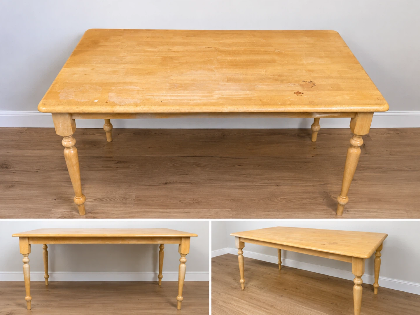 Solid Wood Dining Table – Sturdy & Well Built